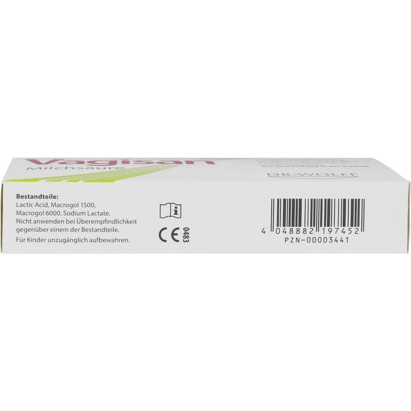 VAGISAN Milchsäure Vaginalzäpfchen