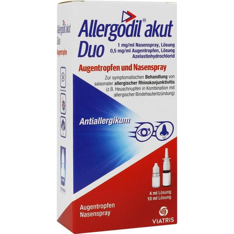 ALLERGODIL akut Duo 4ml AT akut/10ml NS akut