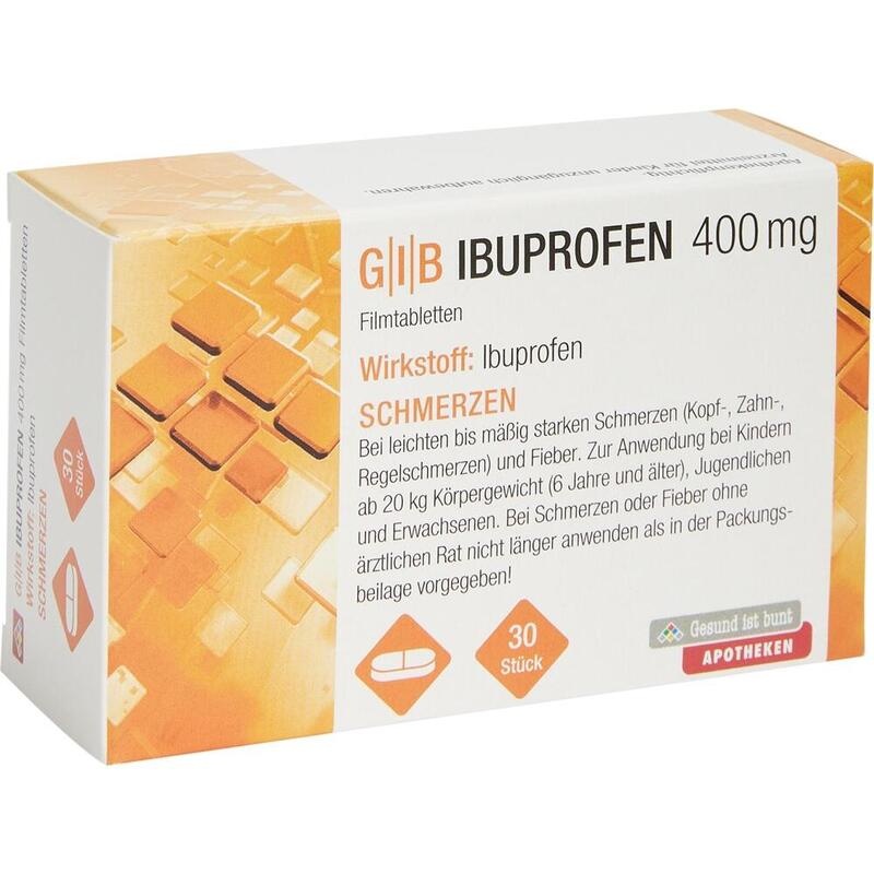 GIB Ibuprofen 400 mg Filmtabletten