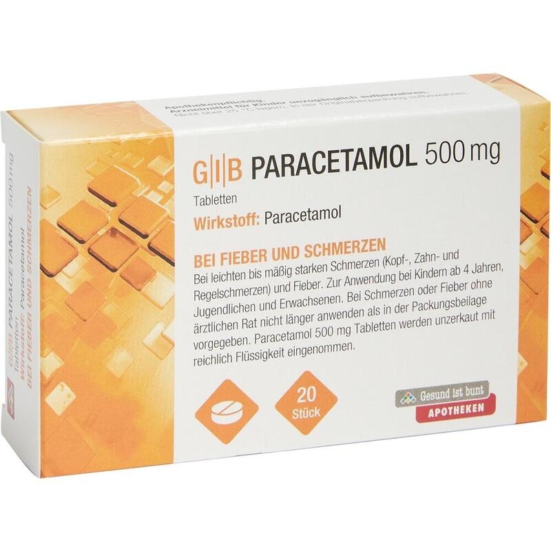 GIB Paracetamol 500 mg Tabletten