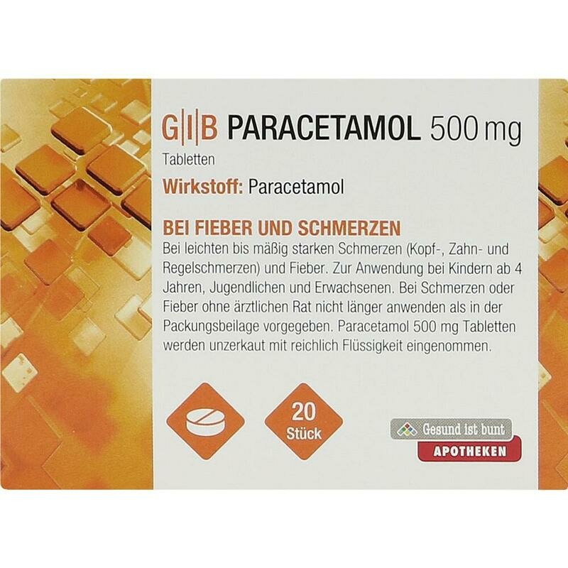 GIB Paracetamol 500 mg Tabletten