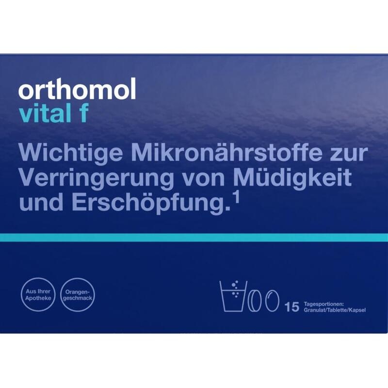 ORTHOMOL Vital F Granulat/Kap./Tabl.Kombip.15 Tage