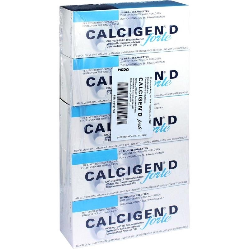 CALCIGEN D forte 1000 mg/880 I.E. Brausetabletten