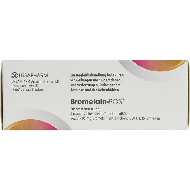 BROMELAIN POS magensaftresistente Tabletten