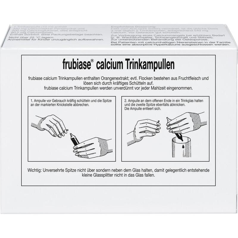 FRUBIASE CALCIUM T Trinkampullen