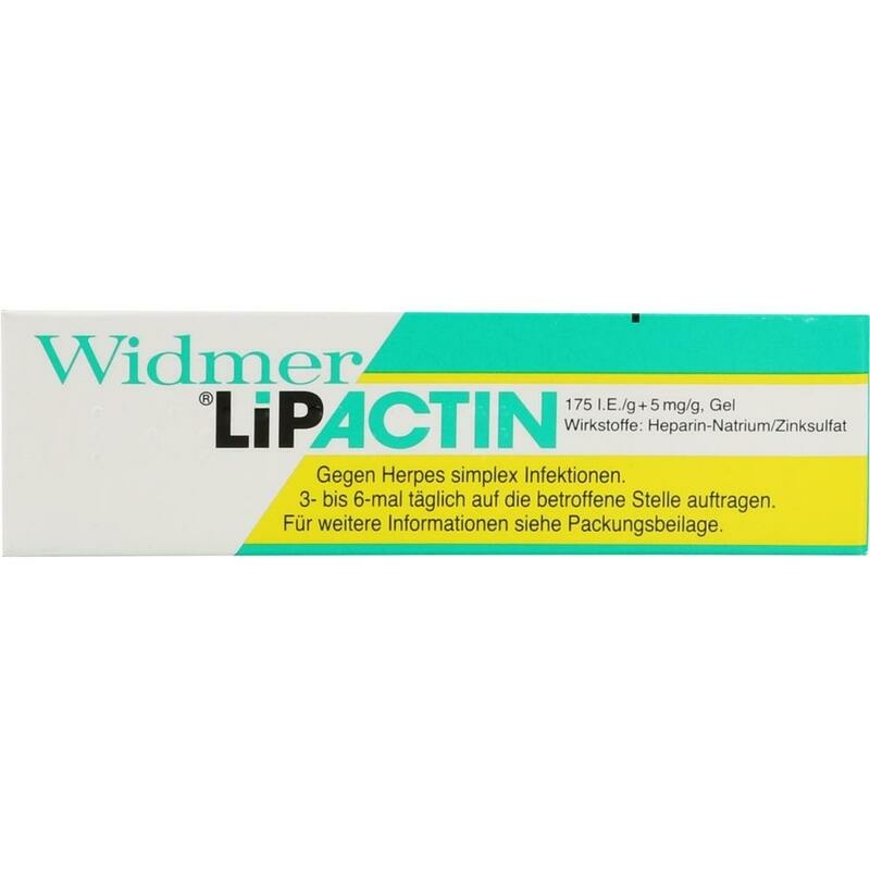 WIDMER Lipactin Gel