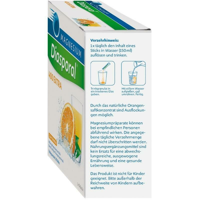 MAGNESIUM DIASPORAL 400 Extra Trinkgranulat