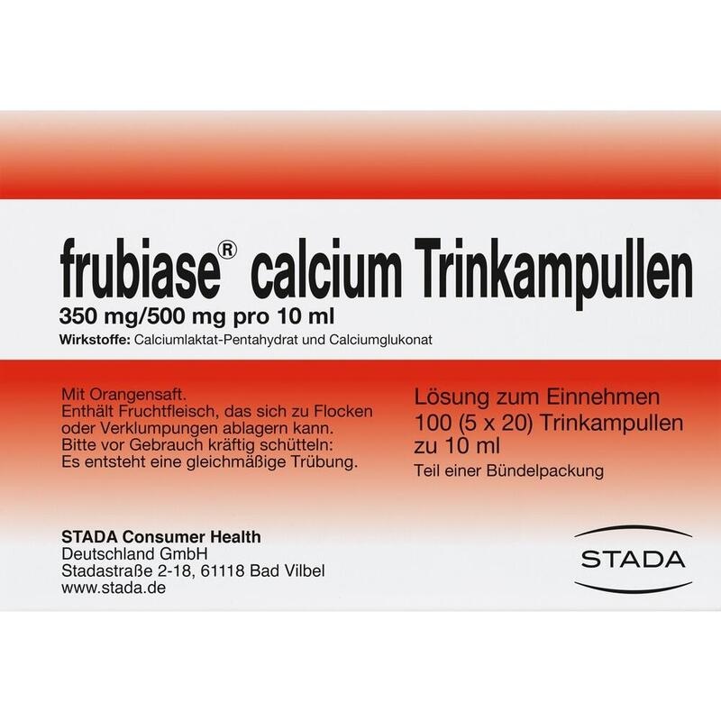 FRUBIASE CALCIUM T Trinkampullen