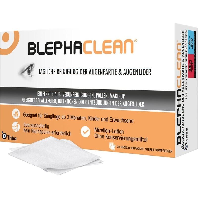 BLEPHACLEAN Kompressen sterile