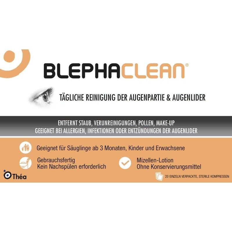 BLEPHACLEAN Kompressen sterile