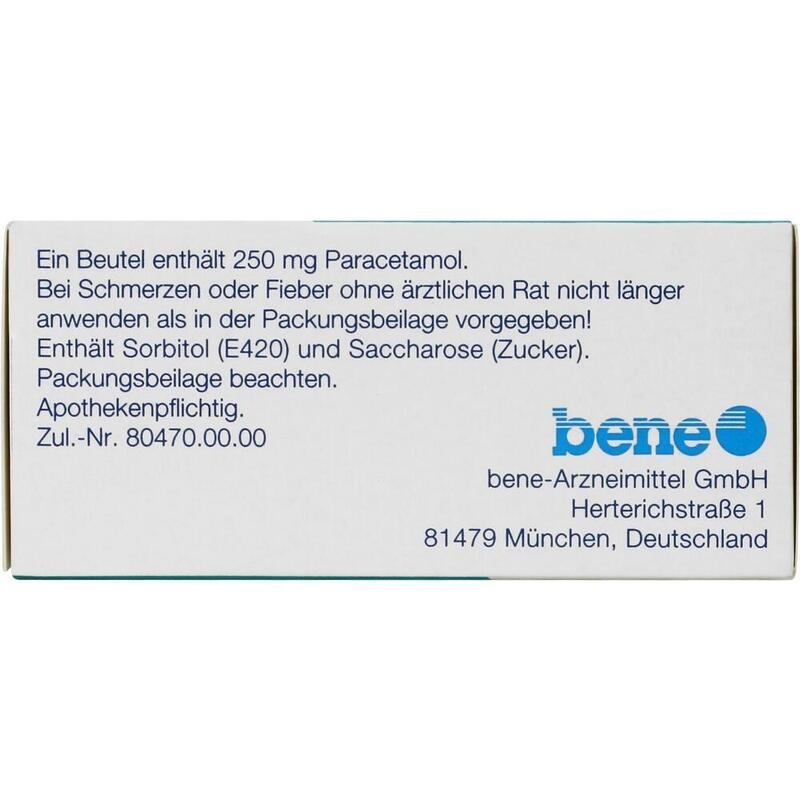BEN-U-RON direkt 250 mg Granulat Erdbeer/Vanille