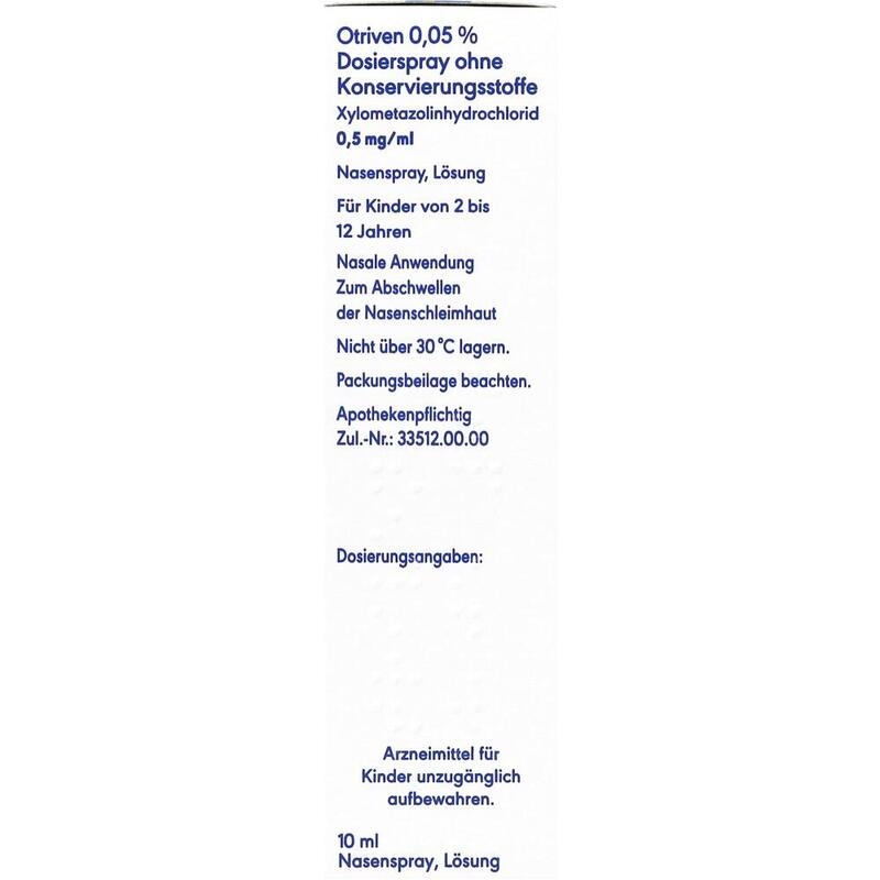 OTRIVEN 0,05% Dosierspray o.Konservierungsstoffe