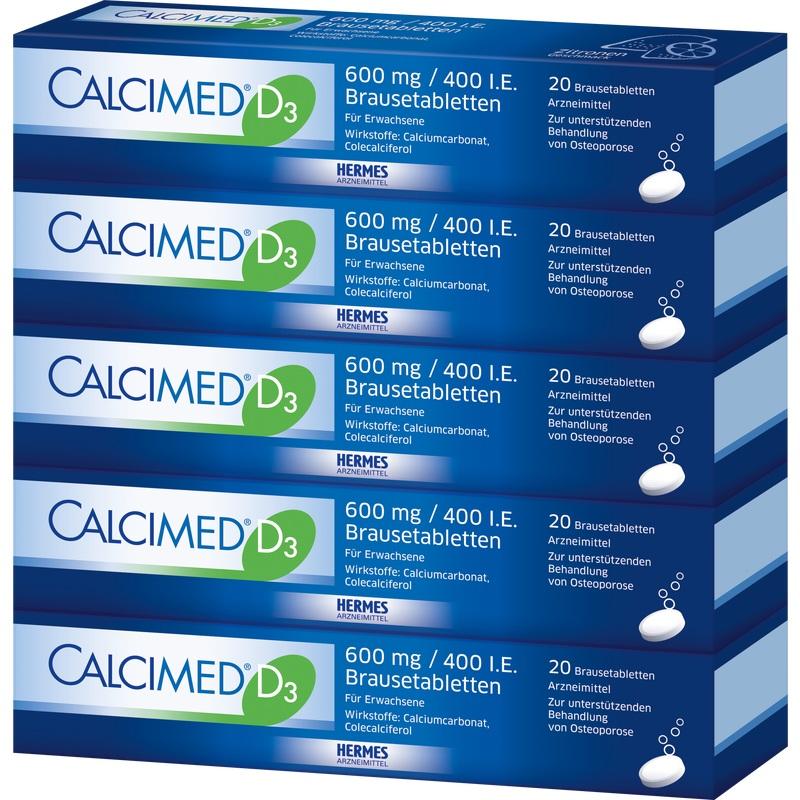 CALCIMED D3 600 mg/400 I.E. Brausetabletten