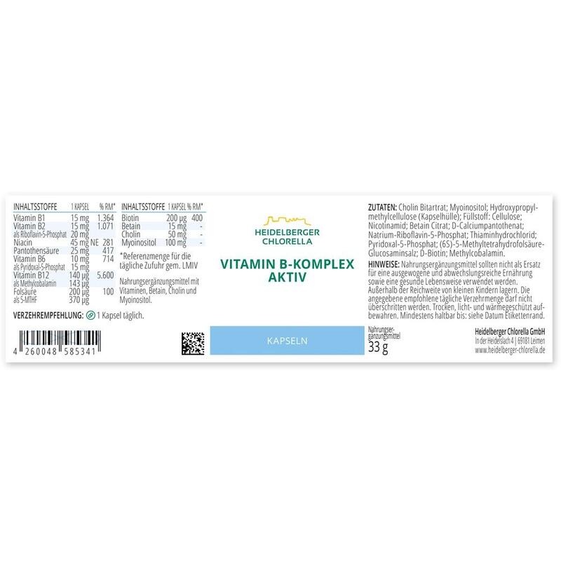 VITAMIN B KOMPLEX aktiv Kapseln