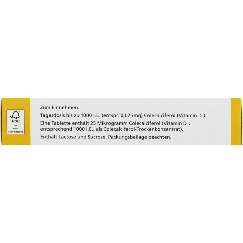 DEKRISTOL 1.000 I.E. Tabletten