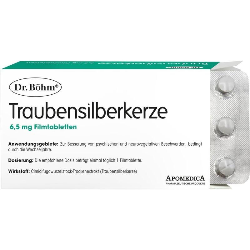 DR.BÖHM Traubensilberkerze 6,5 mg Filmtabletten