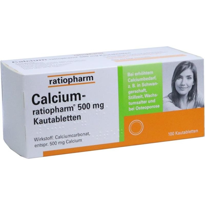 CALCIUM-RATIOPHARM 500 mg Kautabletten