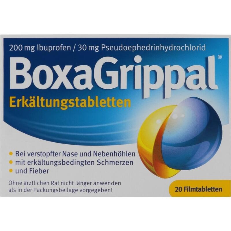 BOXAGRIPPAL Erkältungstabletten 200 mg/30 mg FTA