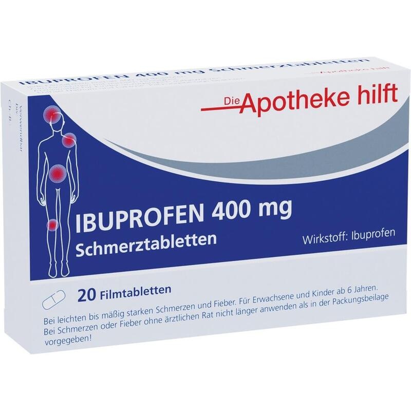 IBUPROFEN 400 mg Die Apotheke hilft Filmtabletten