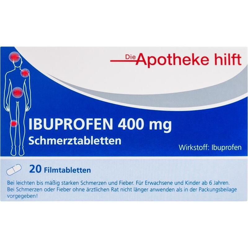 IBUPROFEN 400 mg Die Apotheke hilft Filmtabletten