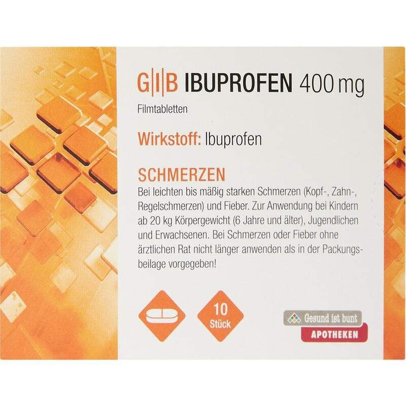 GIB Ibuprofen 400 mg Filmtabletten