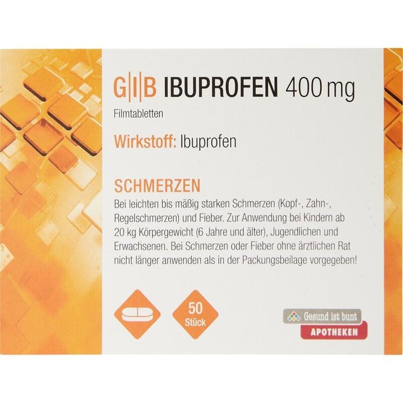 GIB Ibuprofen 400 mg Filmtabletten