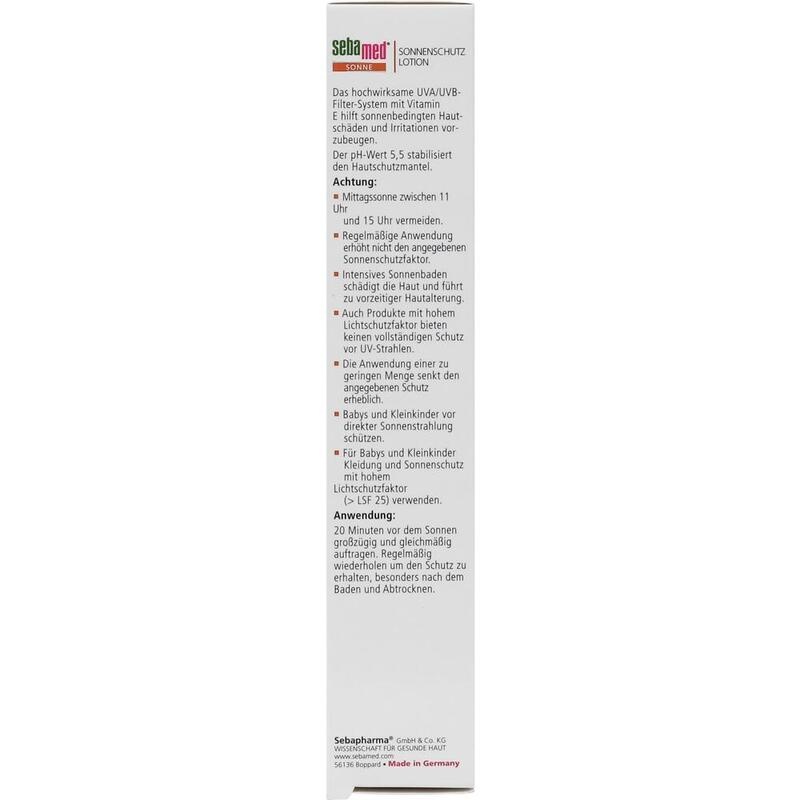 SEBAMED Sonnenschutz Lotion LSF 50+