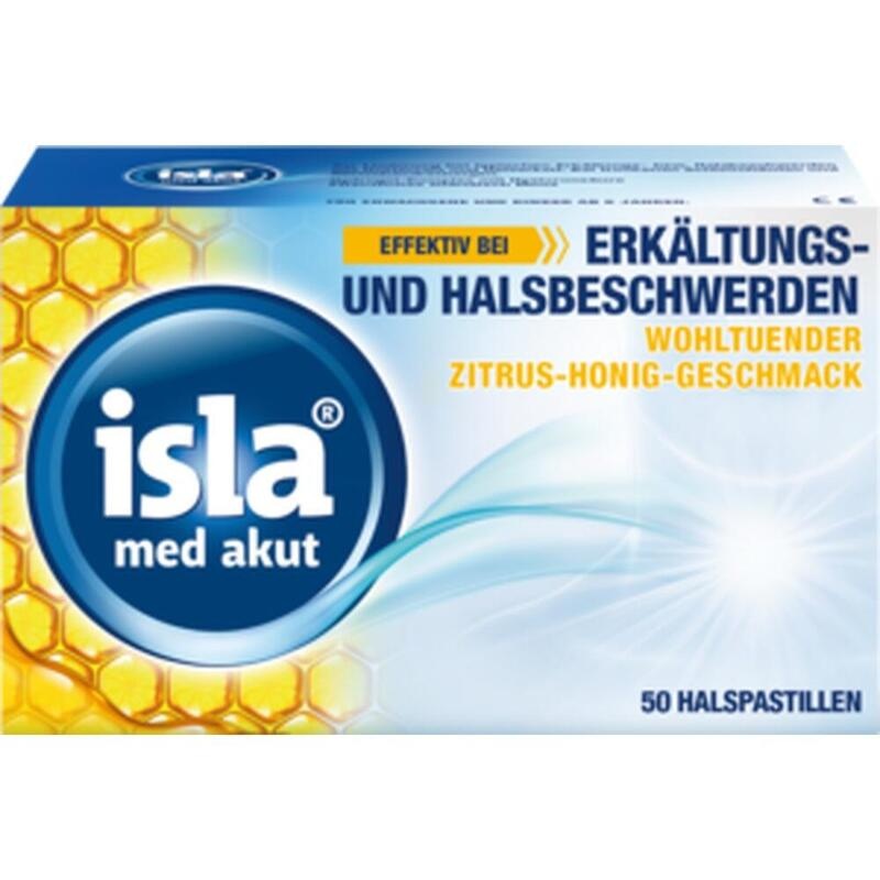 ISLA MED akut Zitrus-Honig Pastillen