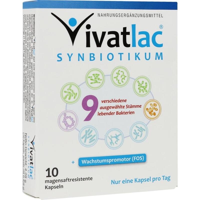 VIVATLAC SYNBIOTIKUM magensaftresistente Kapseln
