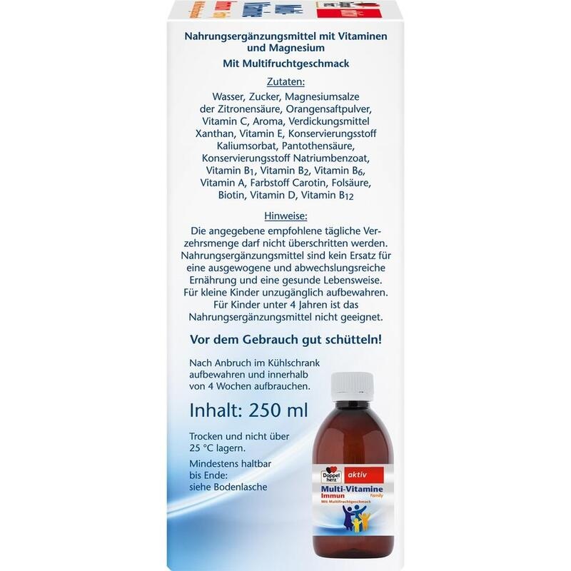 DOPPELHERZ Multi-Vitamine Immun Family flüssig