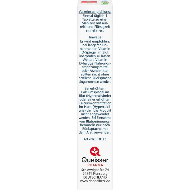 DOPPELHERZ Vitamin K2+D3 1000 I.E. Tabletten
