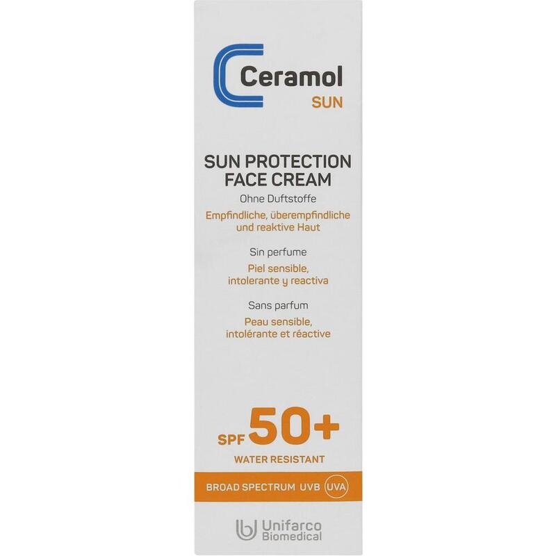 CERAMOL Sun Protection Face Cream LSF 50+