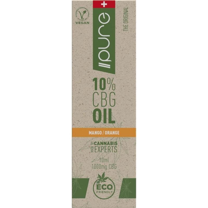 PURE 10% CBG Oil Mundspray Mango/Orange