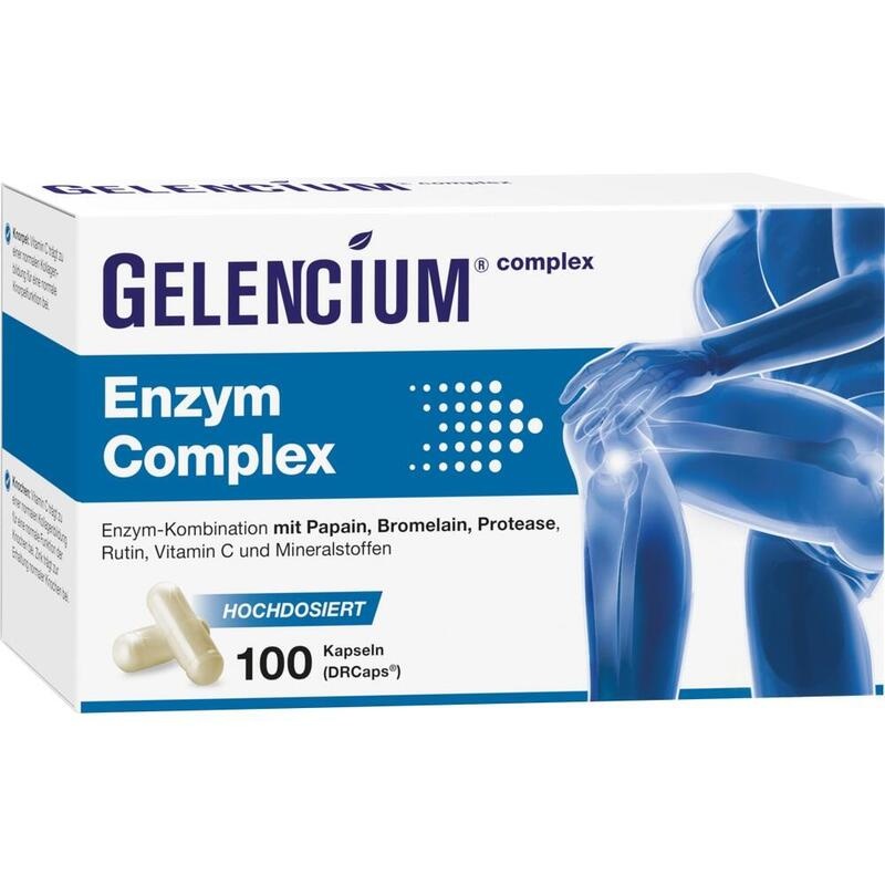 GELENCIUM Enzym Complex hochdos.m.Bromelain Kaps.
