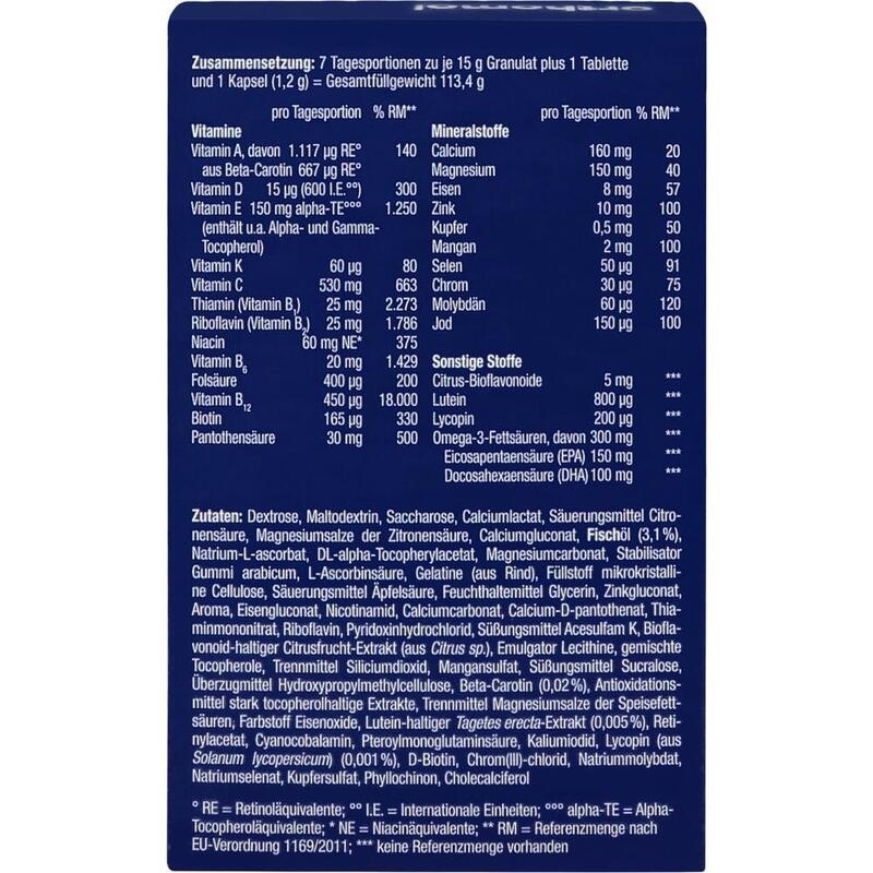 ORTHOMOL Vital F Granulat/Kap./Tabl.Kombip.7 Tage