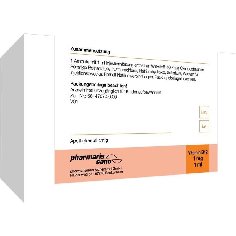 VITAMIN B12 PHARMARISSANO 1 mg/ml Injektionslösung