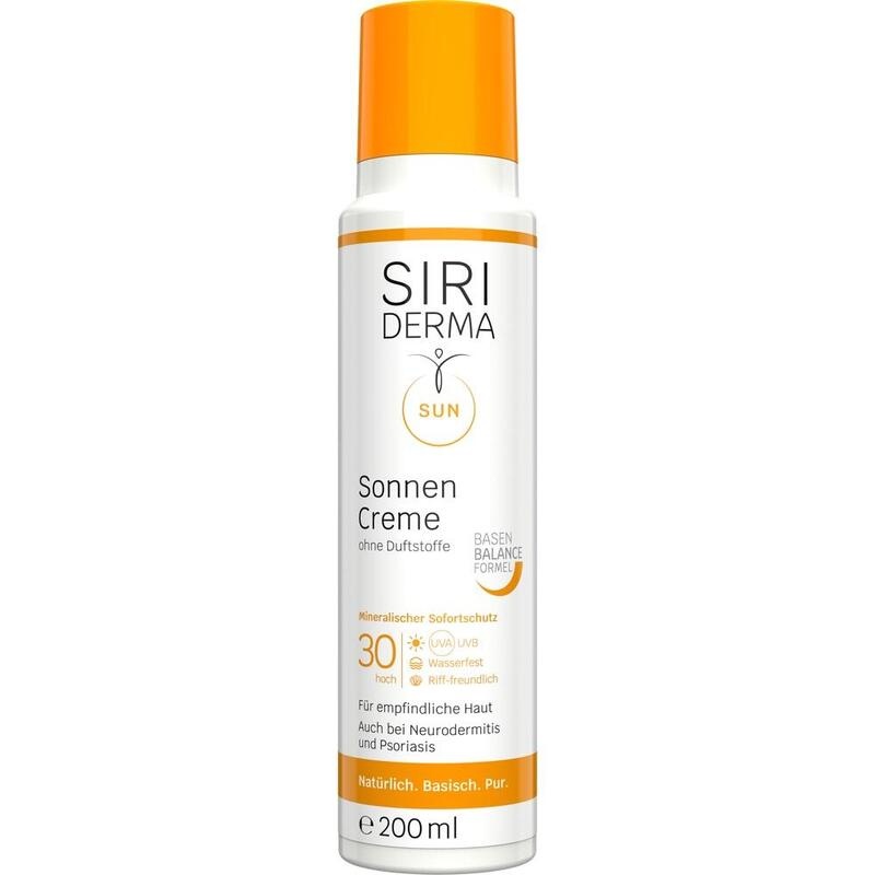 SIRIDERMA Sonnencreme LSF 30 ohne Duftstoffe
