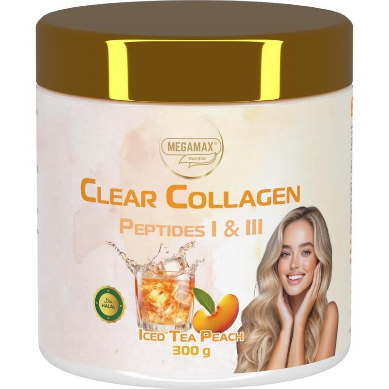 COLLAGEN CLEAR Glow Kollagen Peptide Pfirsich Plv.