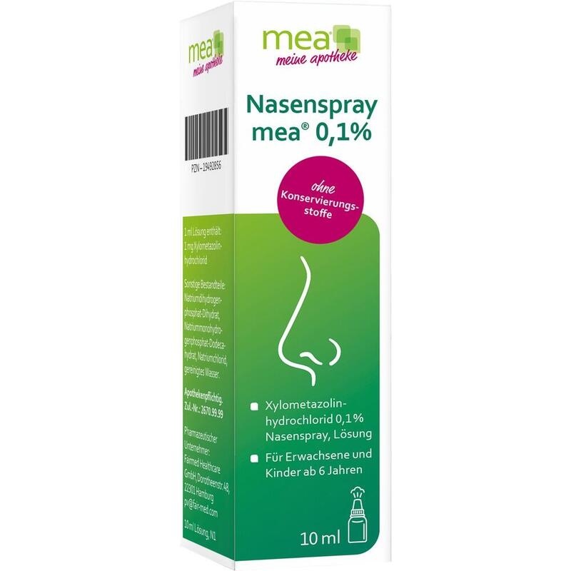 NASENSPRAY mea 0,1% ohne Konservierungsstoffe