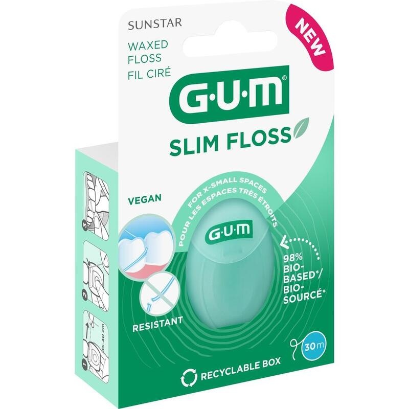 GUM SLIM FLOSS gewachst 30 m