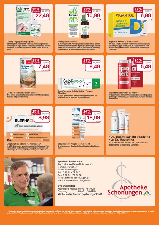 Flyer mit September-Angeboten